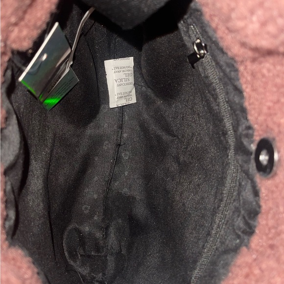 Derek♡Heart Sherpa Crossbody Shoulder Handbag - Picture 9 of 10